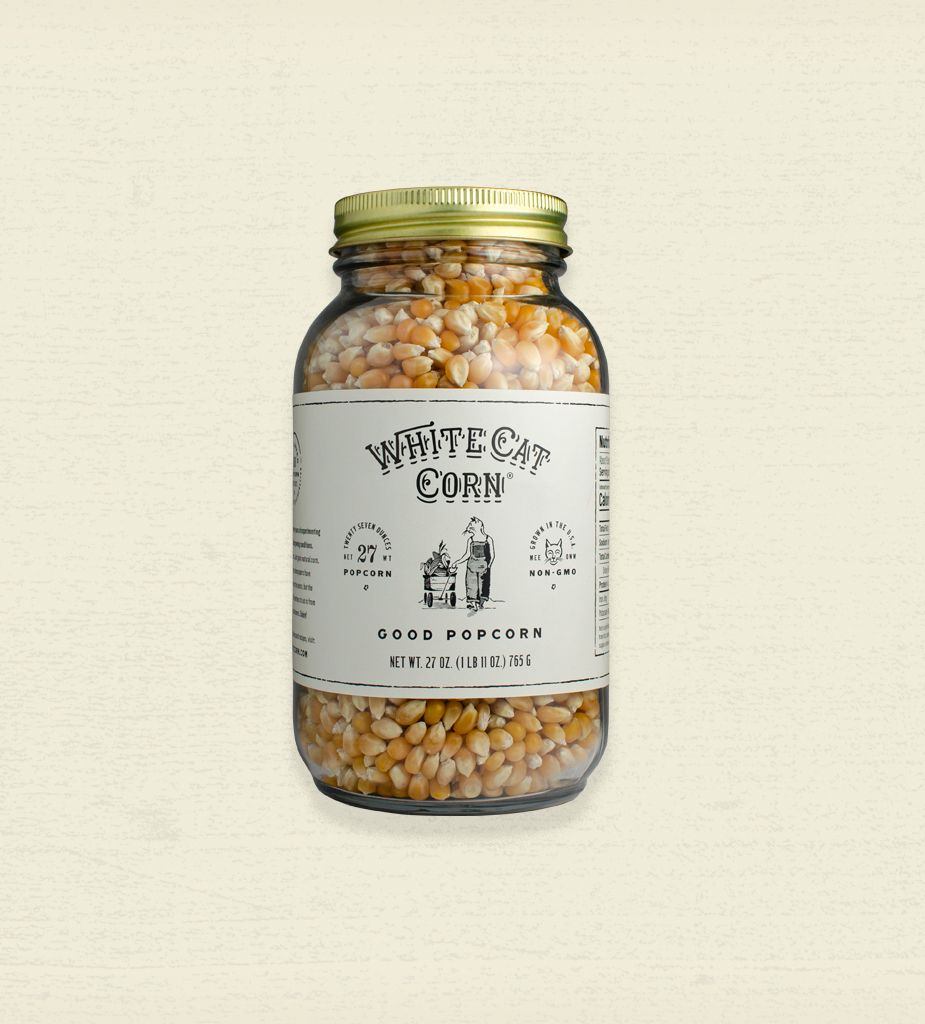 White Cat Corn - 27oz Jar